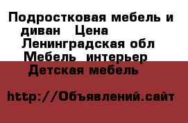 Подростковая мебель и диван › Цена ­ 15 000 - Ленинградская обл. Мебель, интерьер » Детская мебель   